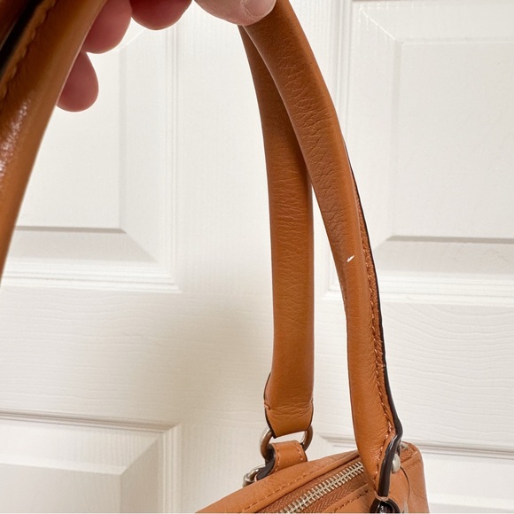 Coach Madison Mini Satchel in Smooth Camel Brown Leather - Picture 8 of 12